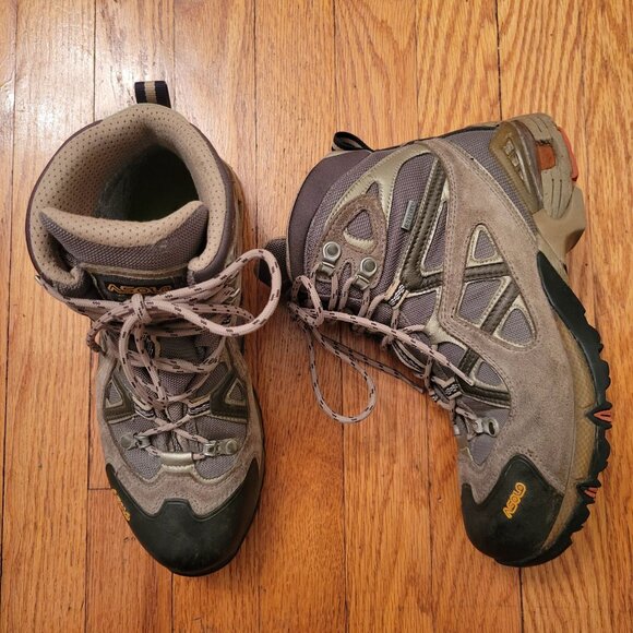 Asolo ATTIVA GTX Hiking Boots 7.5‎ Brown High Top Lace Up Waterproof Gore Tex - Picture 14 of 15